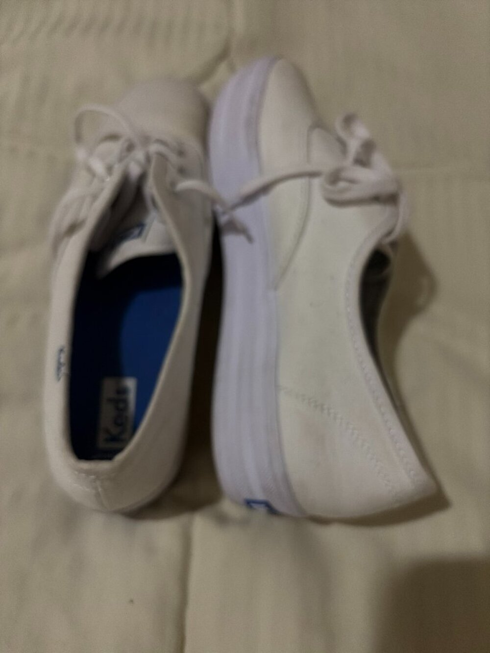 Keds White Platform Sneakers